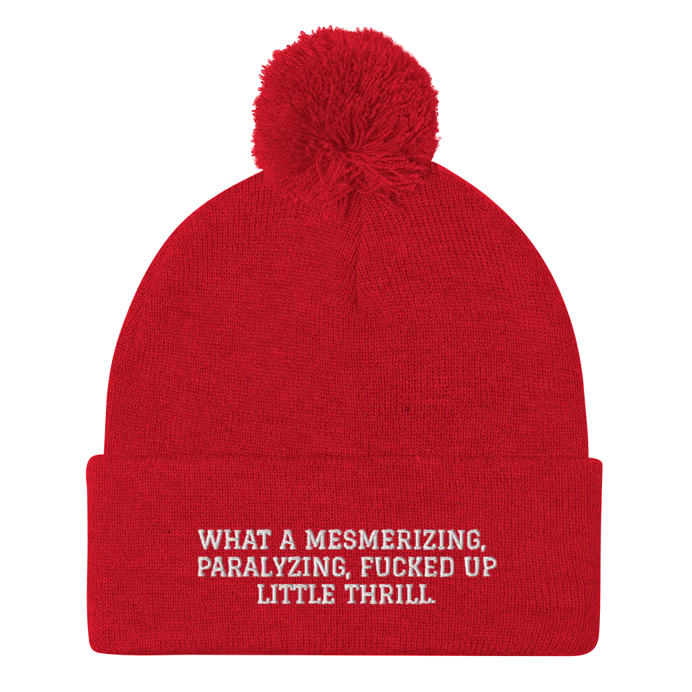 WHAT A MESMERIZING, PARALYZING, FUCKED UP LITTLE THRILL.