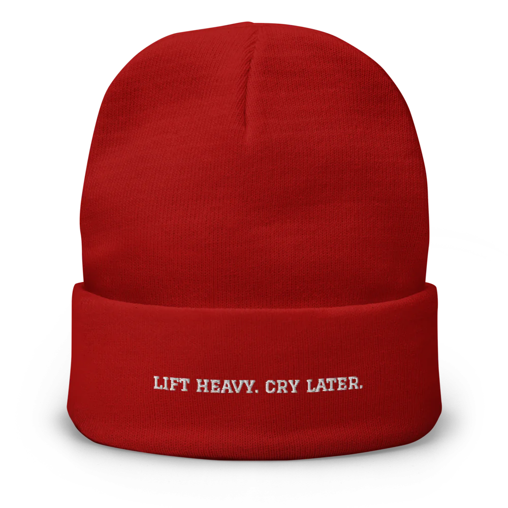 LIFT HEAVY. CRY LATER.